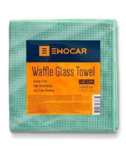 EWOCAR Waffle Glass Towel - Mikropluošto šluostė stiklams