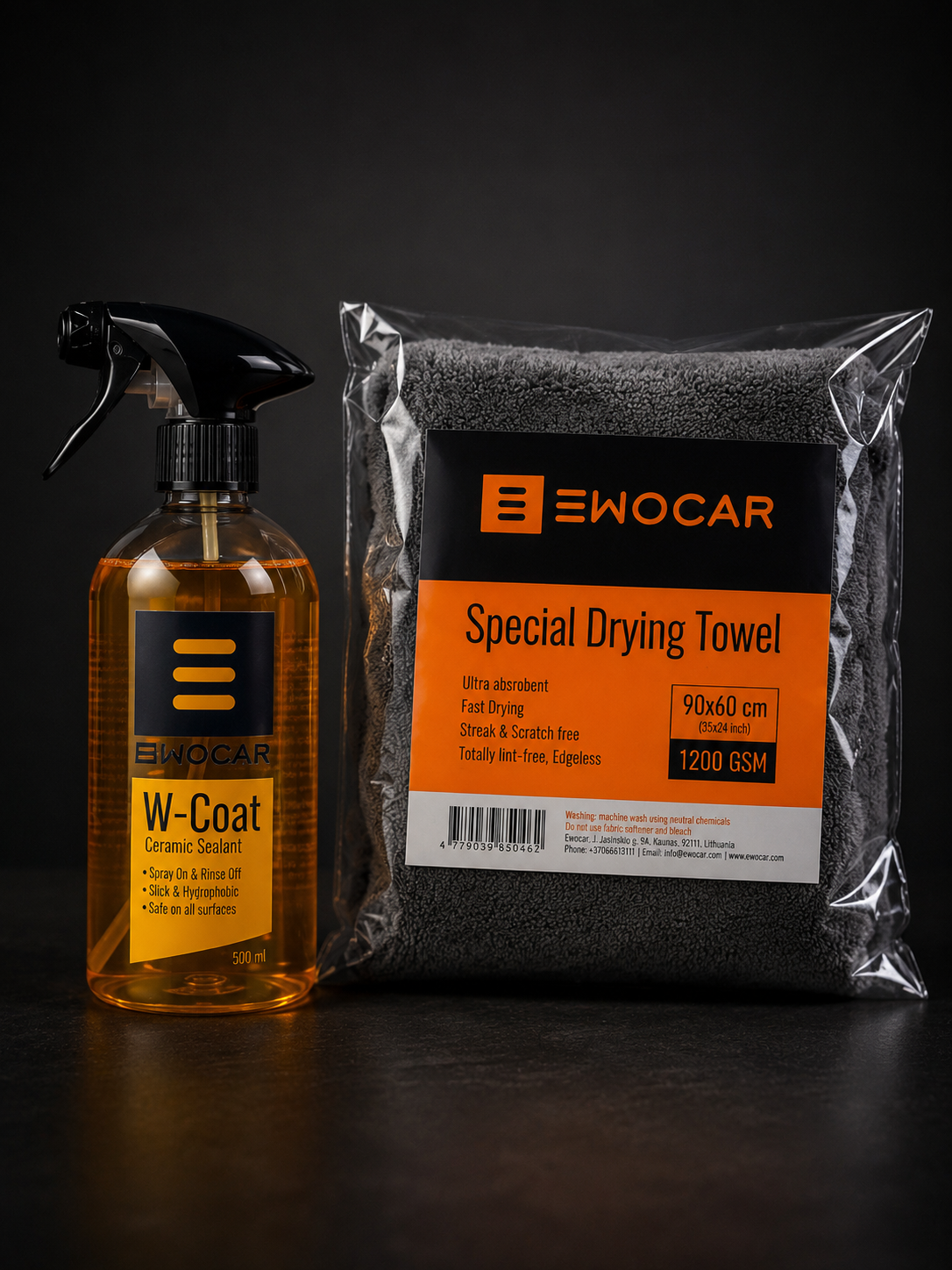 Ewocar Ceramic Finish Set – Džiovinimo ir apsaugos rinkinys