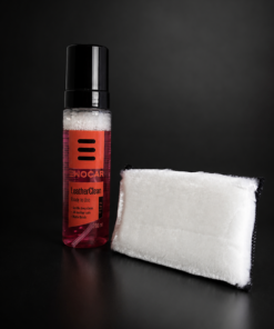 Automobilio odos valymo rinkinys EWOCAR LeatherClean 200 ml ir Scrub Sponge kempinėlė
